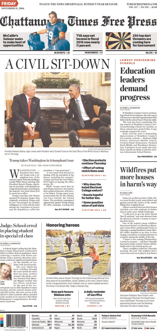 Chattanooga Times Free Press, Nov. 11, 2016